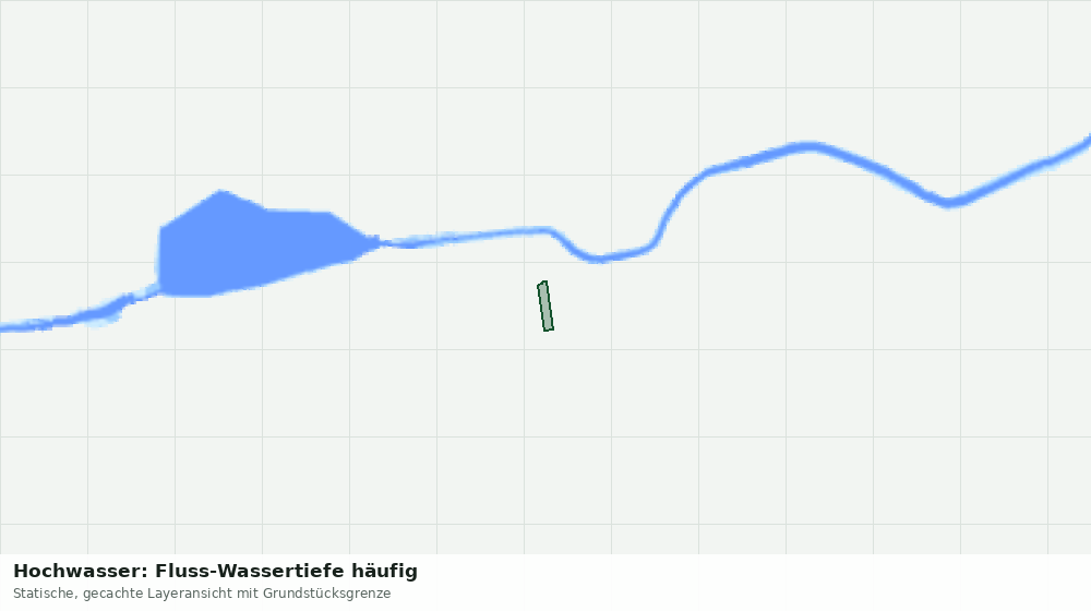 Statische Kartenansicht: Hochwasser: Fluss-Wassertiefe häufig
