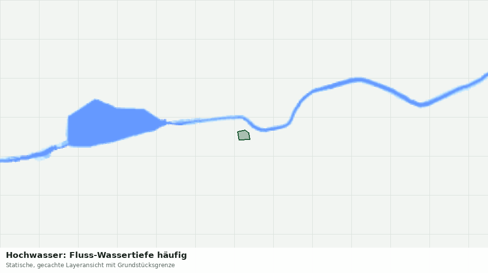 Statische Kartenansicht: Hochwasser: Fluss-Wassertiefe häufig