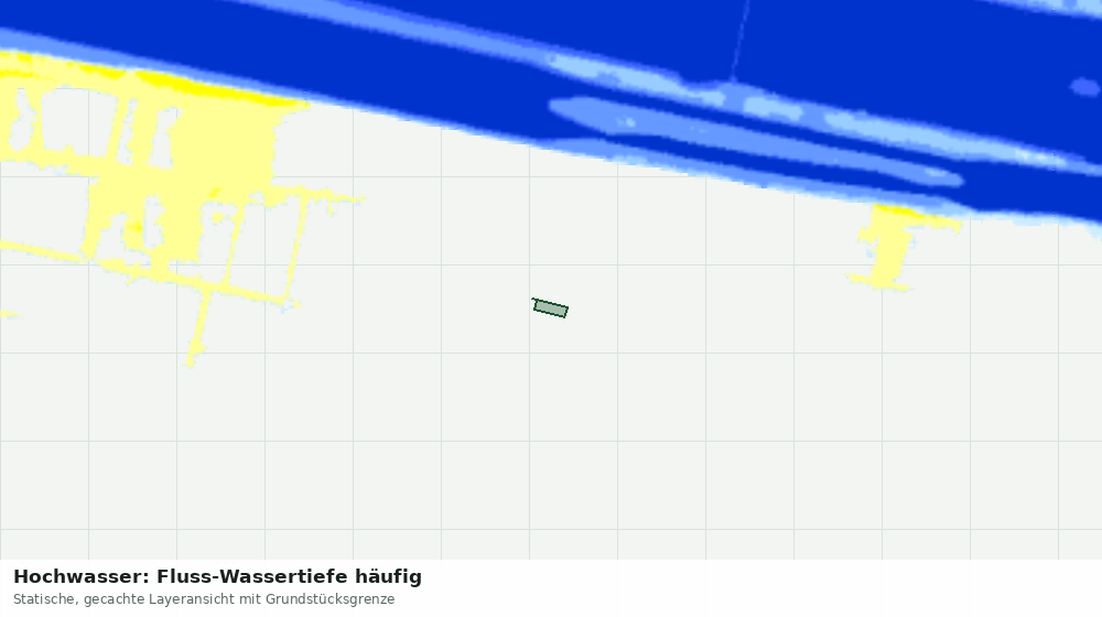 Statische Kartenansicht: Hochwasser: Fluss-Wassertiefe häufig