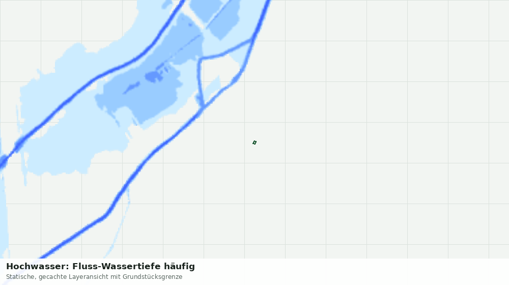 Statische Kartenansicht: Hochwasser: Fluss-Wassertiefe häufig