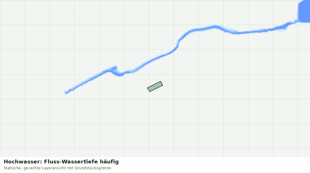 Statische Kartenansicht: Hochwasser: Fluss-Wassertiefe häufig