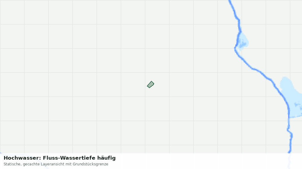 Statische Kartenansicht: Hochwasser: Fluss-Wassertiefe häufig