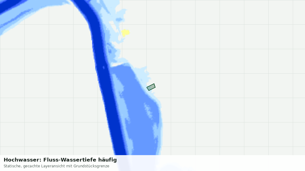 Statische Kartenansicht: Hochwasser: Fluss-Wassertiefe häufig