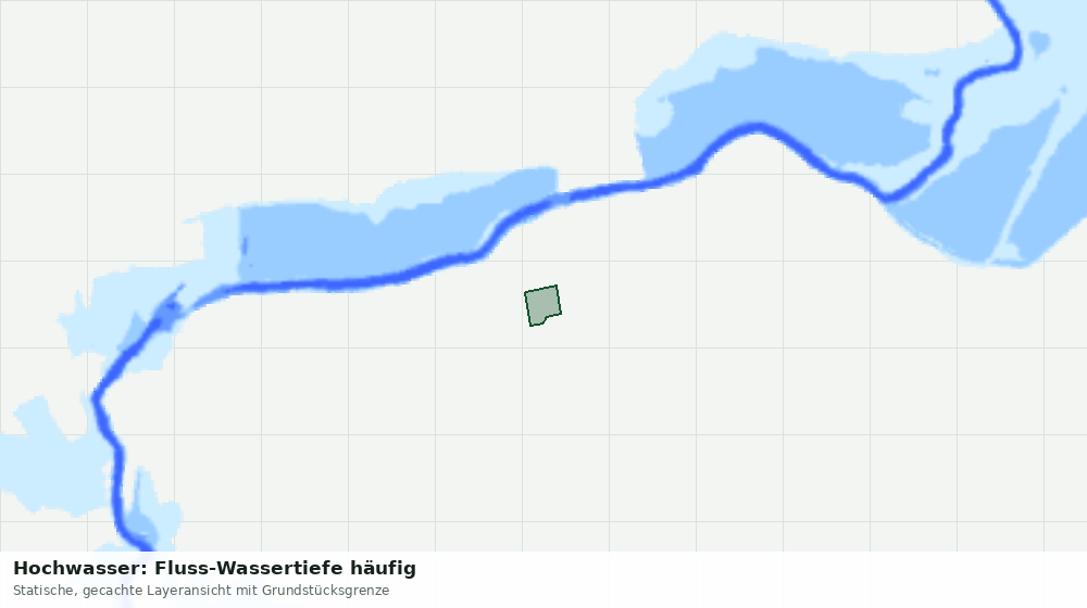 Statische Kartenansicht: Hochwasser: Fluss-Wassertiefe häufig