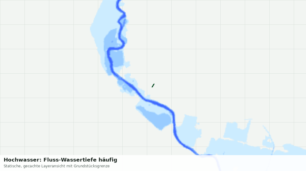 Statische Kartenansicht: Hochwasser: Fluss-Wassertiefe häufig