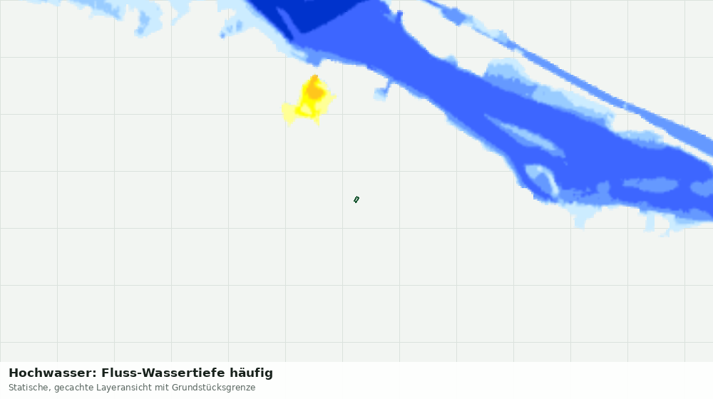 Statische Kartenansicht: Hochwasser: Fluss-Wassertiefe häufig