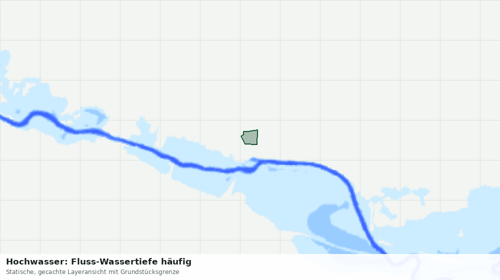 Statische Kartenansicht: Hochwasser: Fluss-Wassertiefe häufig