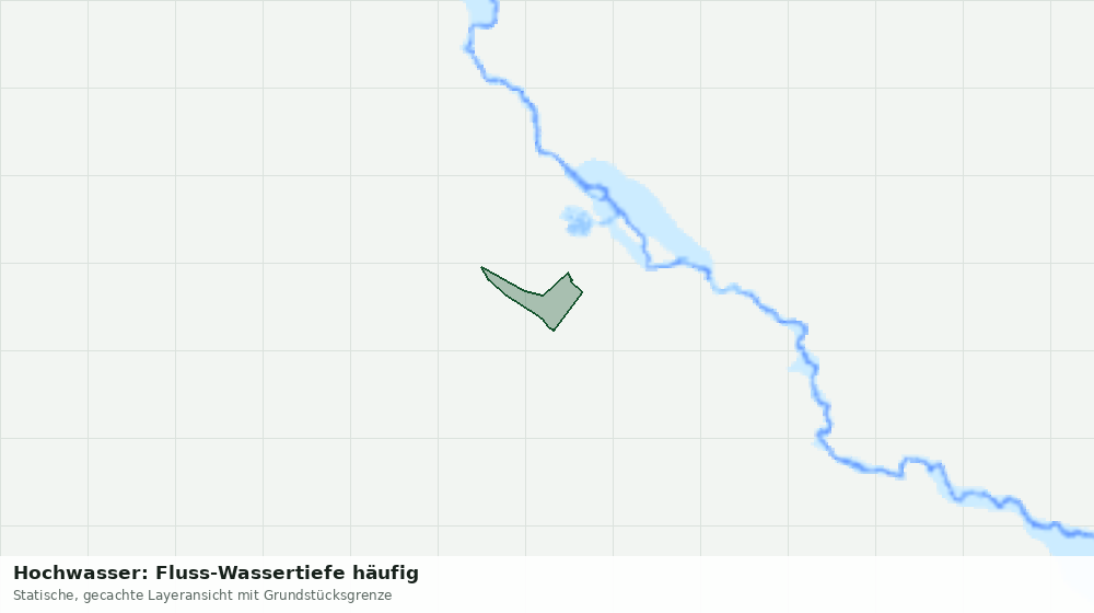 Statische Kartenansicht: Hochwasser: Fluss-Wassertiefe häufig