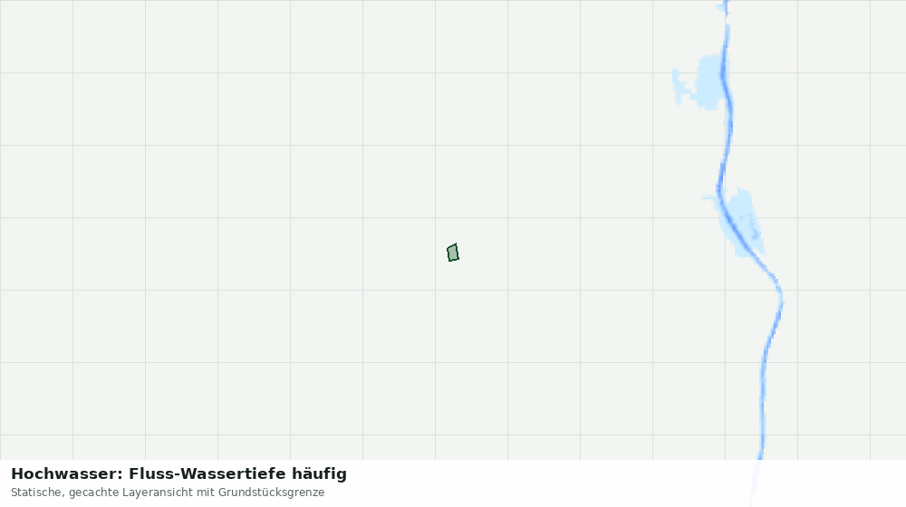 Statische Kartenansicht: Hochwasser: Fluss-Wassertiefe häufig