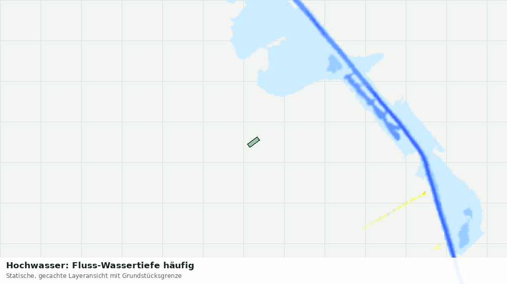 Statische Kartenansicht: Hochwasser: Fluss-Wassertiefe häufig