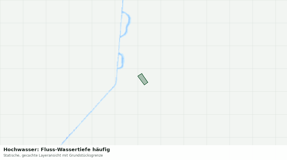 Statische Kartenansicht: Hochwasser: Fluss-Wassertiefe häufig