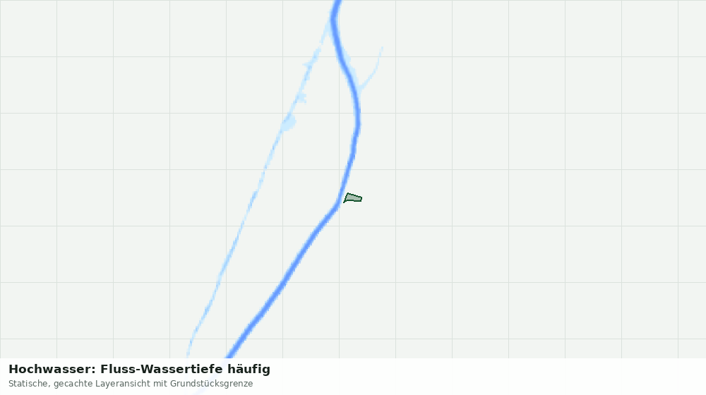 Statische Kartenansicht: Hochwasser: Fluss-Wassertiefe häufig