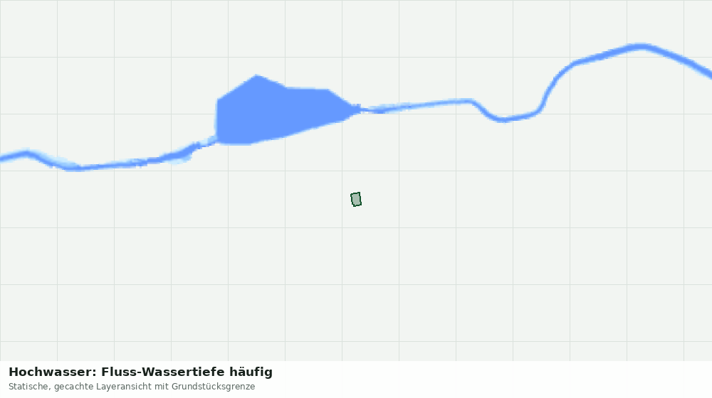 Statische Kartenansicht: Hochwasser: Fluss-Wassertiefe häufig