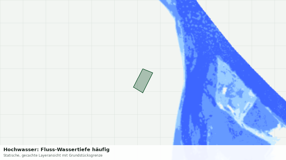 Statische Kartenansicht: Hochwasser: Fluss-Wassertiefe häufig
