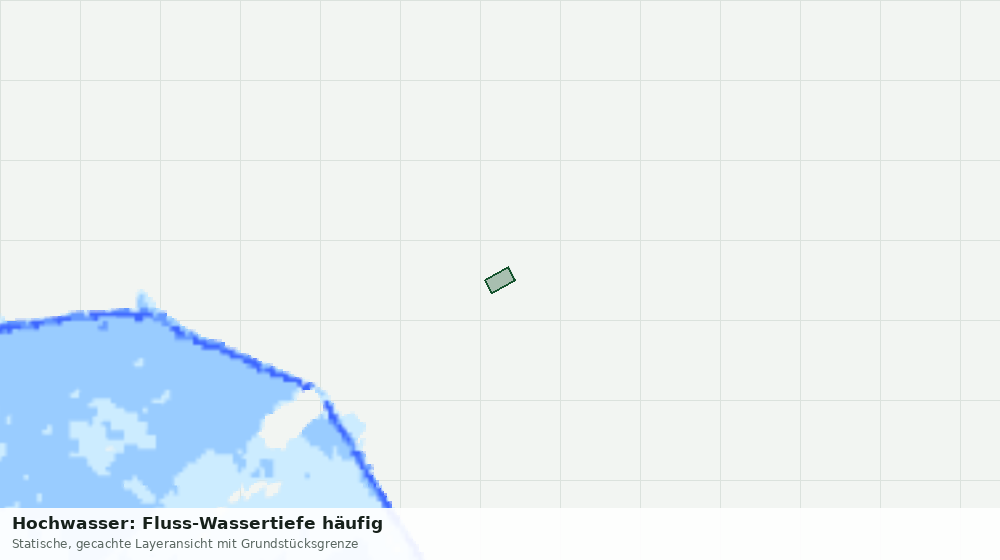 Statische Kartenansicht: Hochwasser: Fluss-Wassertiefe häufig