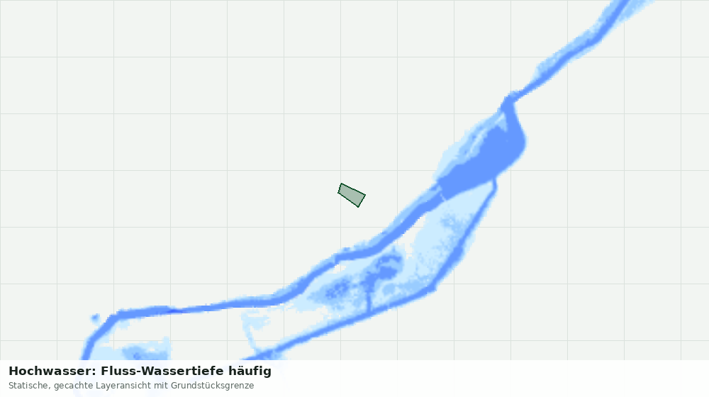 Statische Kartenansicht: Hochwasser: Fluss-Wassertiefe häufig