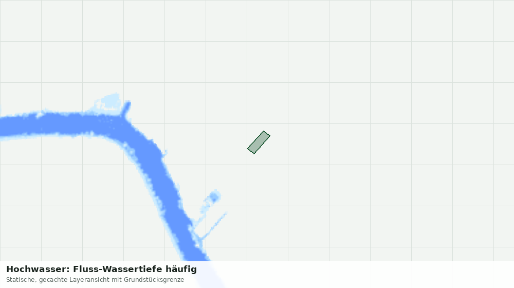 Statische Kartenansicht: Hochwasser: Fluss-Wassertiefe häufig