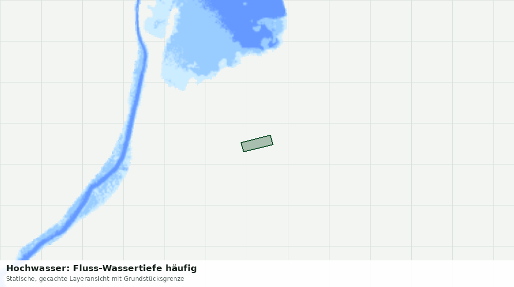 Statische Kartenansicht: Hochwasser: Fluss-Wassertiefe häufig