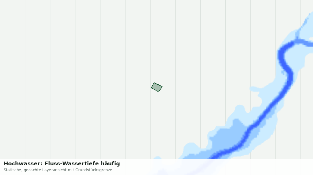 Statische Kartenansicht: Hochwasser: Fluss-Wassertiefe häufig