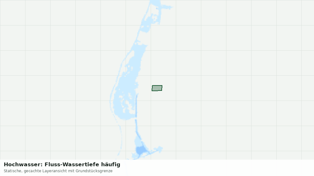 Statische Kartenansicht: Hochwasser: Fluss-Wassertiefe häufig