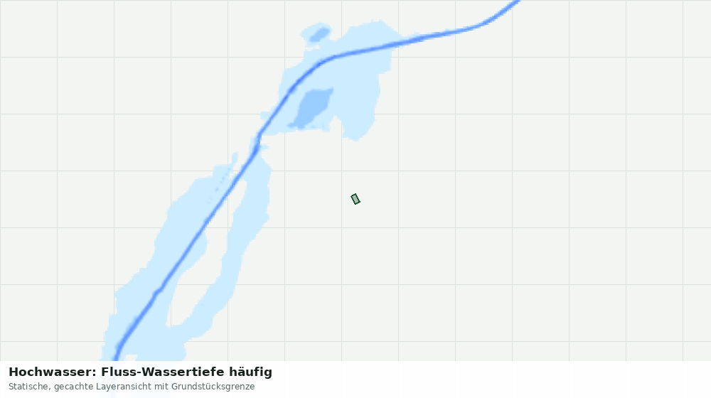 Statische Kartenansicht: Hochwasser: Fluss-Wassertiefe häufig