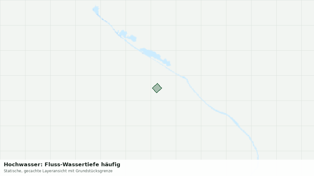 Statische Kartenansicht: Hochwasser: Fluss-Wassertiefe häufig