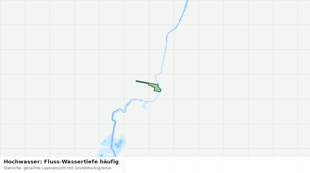 Statische Kartenansicht: Hochwasser: Fluss-Wassertiefe häufig