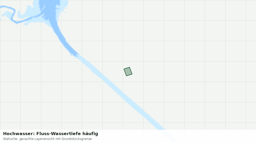 Statische Kartenansicht: Hochwasser: Fluss-Wassertiefe häufig