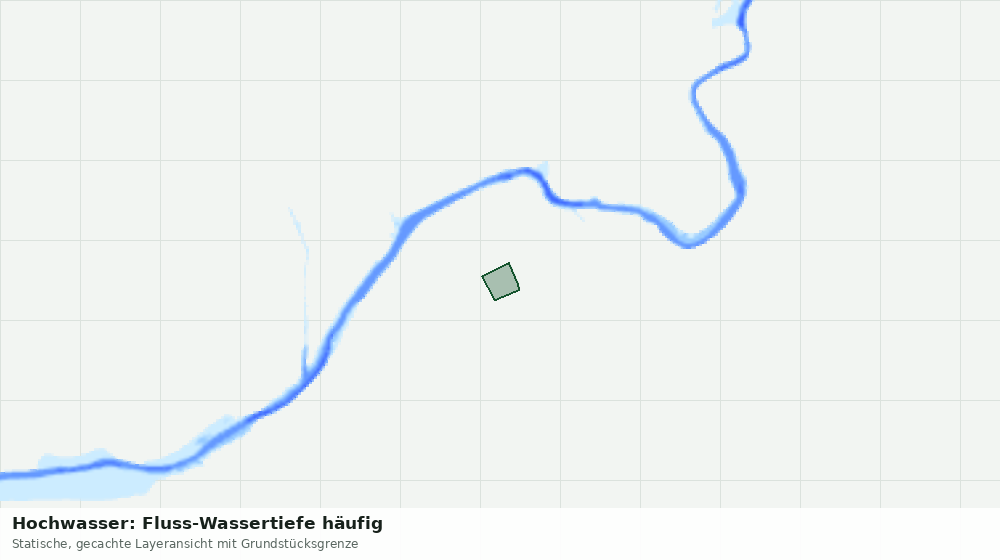 Statische Kartenansicht: Hochwasser: Fluss-Wassertiefe häufig