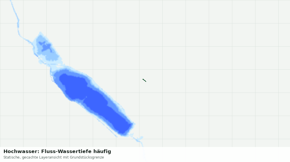 Statische Kartenansicht: Hochwasser: Fluss-Wassertiefe häufig