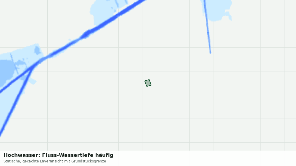 Statische Kartenansicht: Hochwasser: Fluss-Wassertiefe häufig