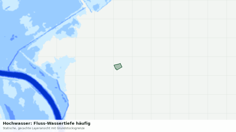 Statische Kartenansicht: Hochwasser: Fluss-Wassertiefe häufig