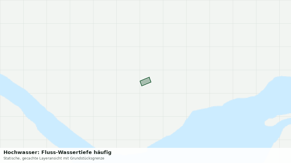 Statische Kartenansicht: Hochwasser: Fluss-Wassertiefe häufig