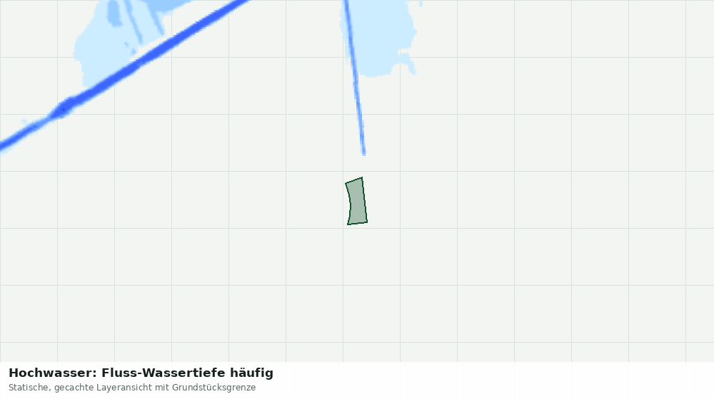 Statische Kartenansicht: Hochwasser: Fluss-Wassertiefe häufig