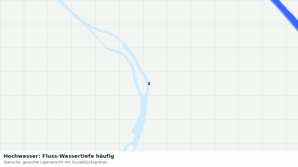 Statische Kartenansicht: Hochwasser: Fluss-Wassertiefe häufig