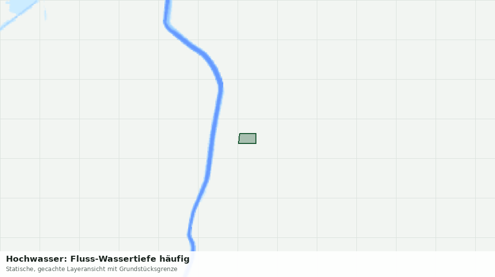Statische Kartenansicht: Hochwasser: Fluss-Wassertiefe häufig