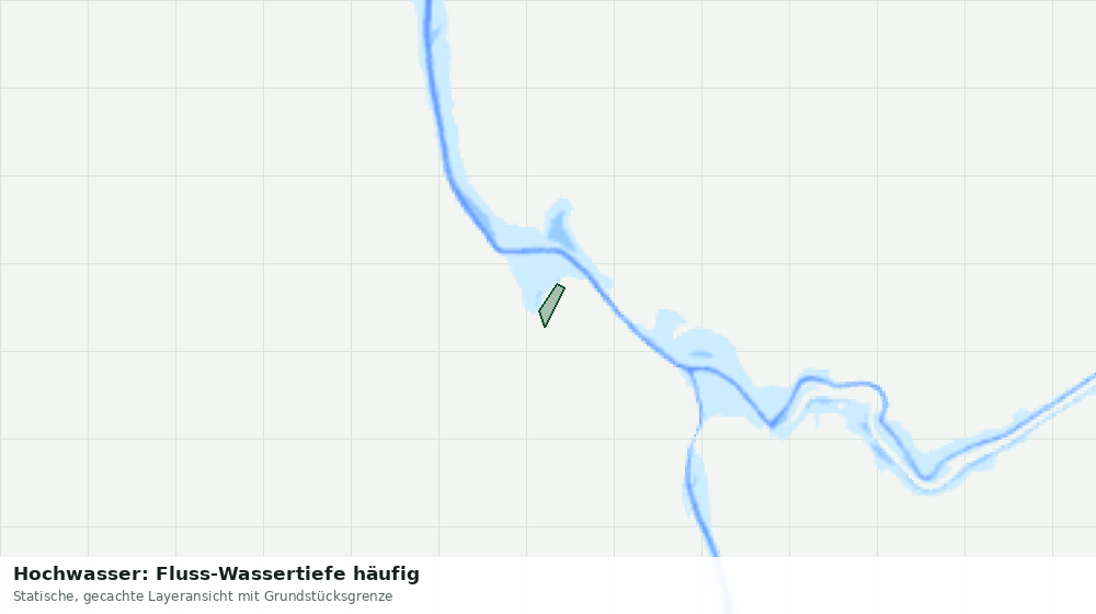 Statische Kartenansicht: Hochwasser: Fluss-Wassertiefe häufig