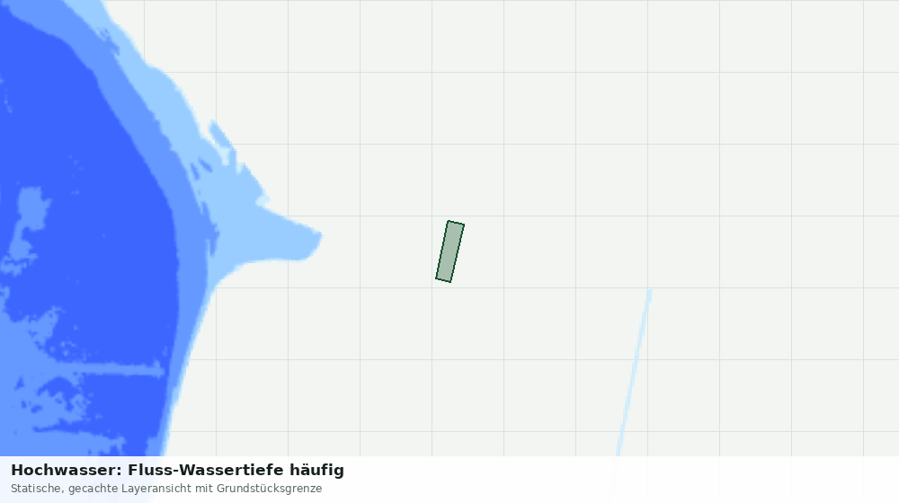 Statische Kartenansicht: Hochwasser: Fluss-Wassertiefe häufig