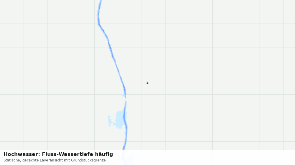 Statische Kartenansicht: Hochwasser: Fluss-Wassertiefe häufig