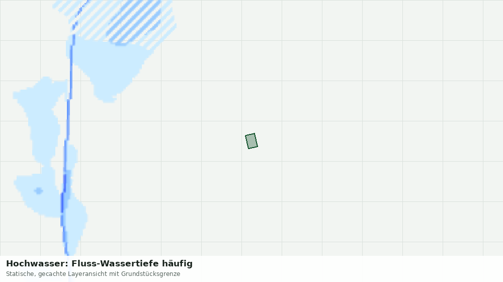 Statische Kartenansicht: Hochwasser: Fluss-Wassertiefe häufig