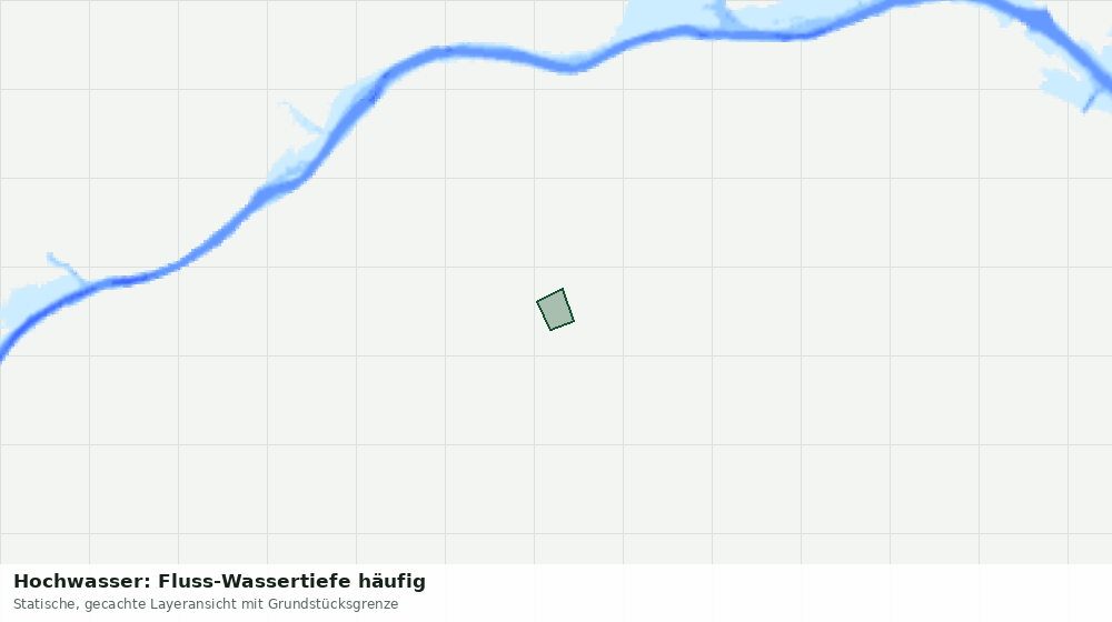 Statische Kartenansicht: Hochwasser: Fluss-Wassertiefe häufig