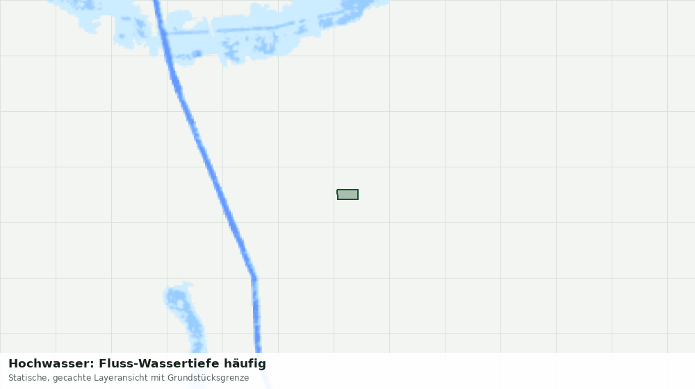 Statische Kartenansicht: Hochwasser: Fluss-Wassertiefe häufig