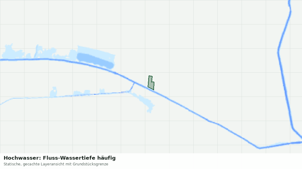 Statische Kartenansicht: Hochwasser: Fluss-Wassertiefe häufig