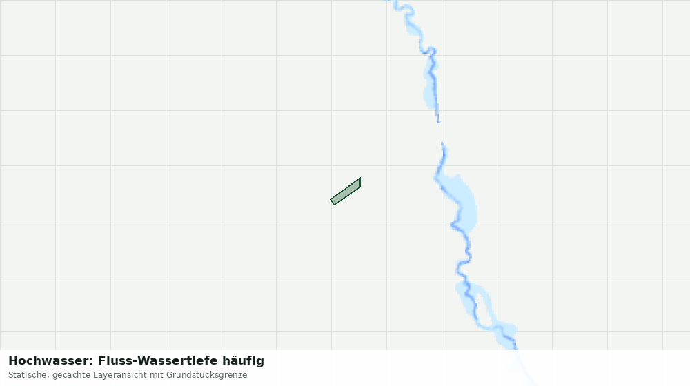 Statische Kartenansicht: Hochwasser: Fluss-Wassertiefe häufig