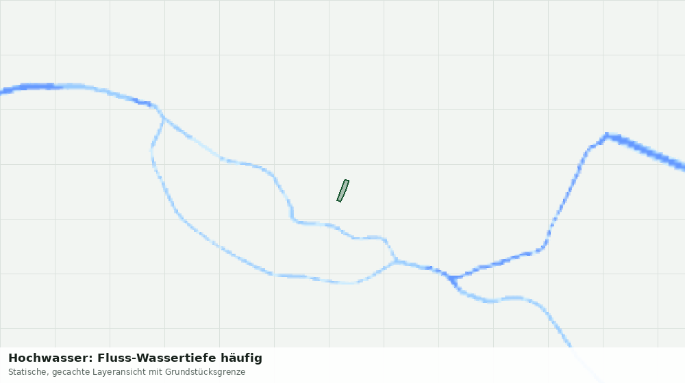 Statische Kartenansicht: Hochwasser: Fluss-Wassertiefe häufig