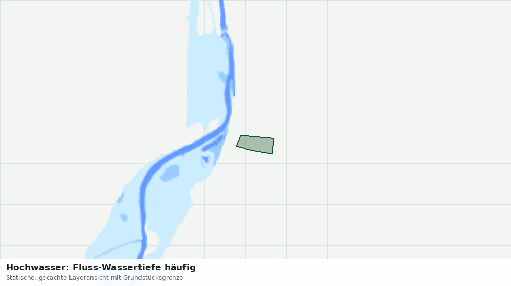 Statische Kartenansicht: Hochwasser: Fluss-Wassertiefe häufig