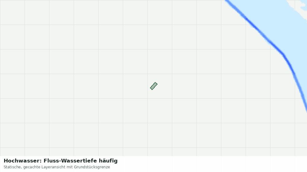 Statische Kartenansicht: Hochwasser: Fluss-Wassertiefe häufig