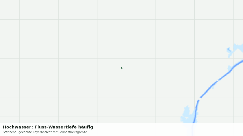 Statische Kartenansicht: Hochwasser: Fluss-Wassertiefe häufig