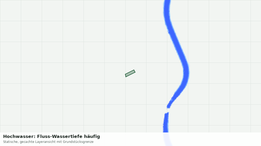 Statische Kartenansicht: Hochwasser: Fluss-Wassertiefe häufig
