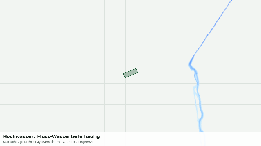 Statische Kartenansicht: Hochwasser: Fluss-Wassertiefe häufig